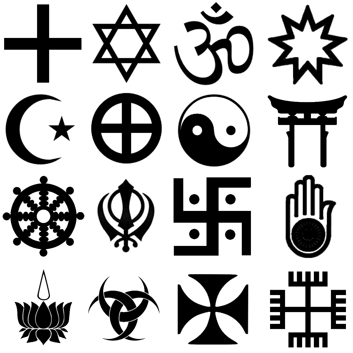 Sign religion symbol