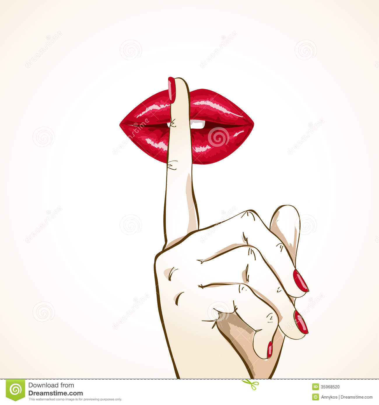 Finger On Lips Shhh PNG - 85902