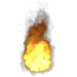 hot animated fire transparent