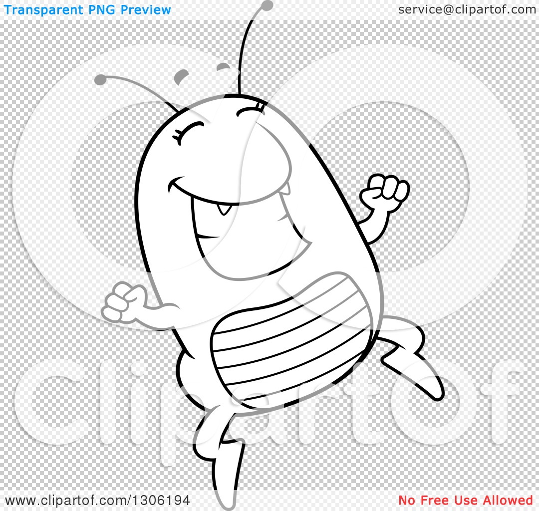 Flea PNG Black And White - 146703