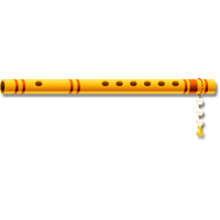 close Krishna-Flute