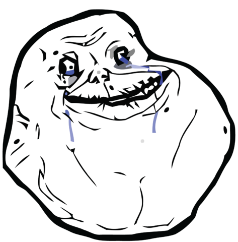 Forever Alone PNG - 174670