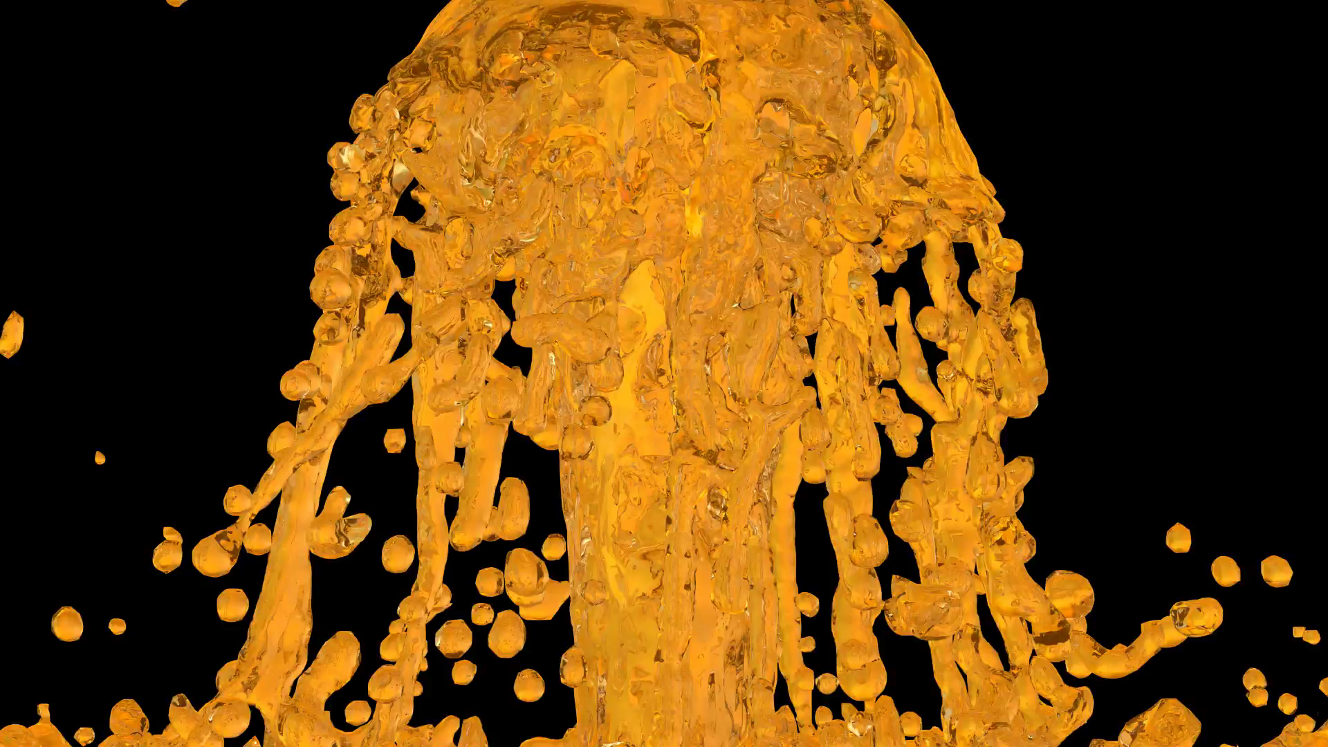 Animated fountain of honey. T