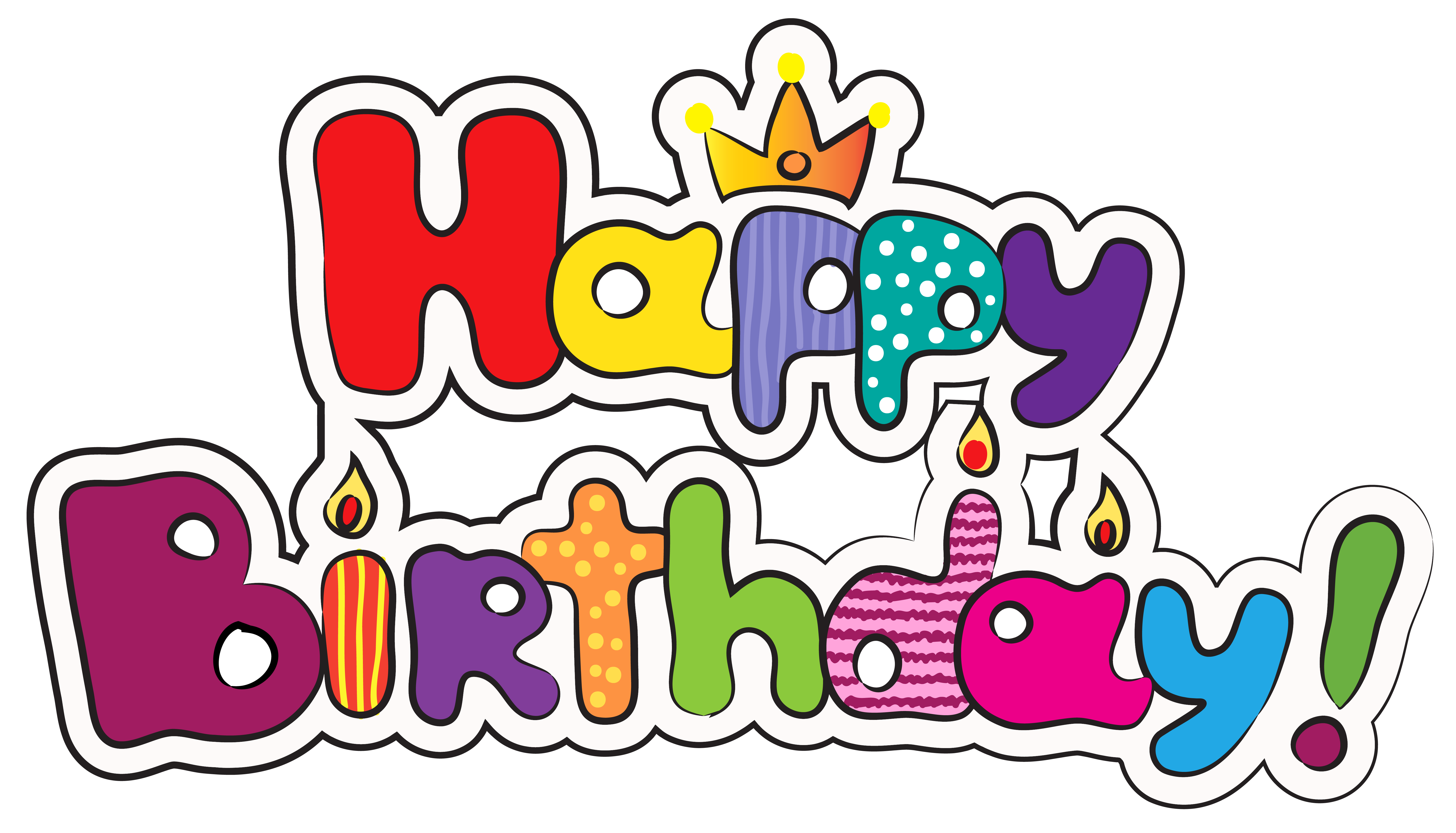 Happy Birthday PNG Clipart Pi