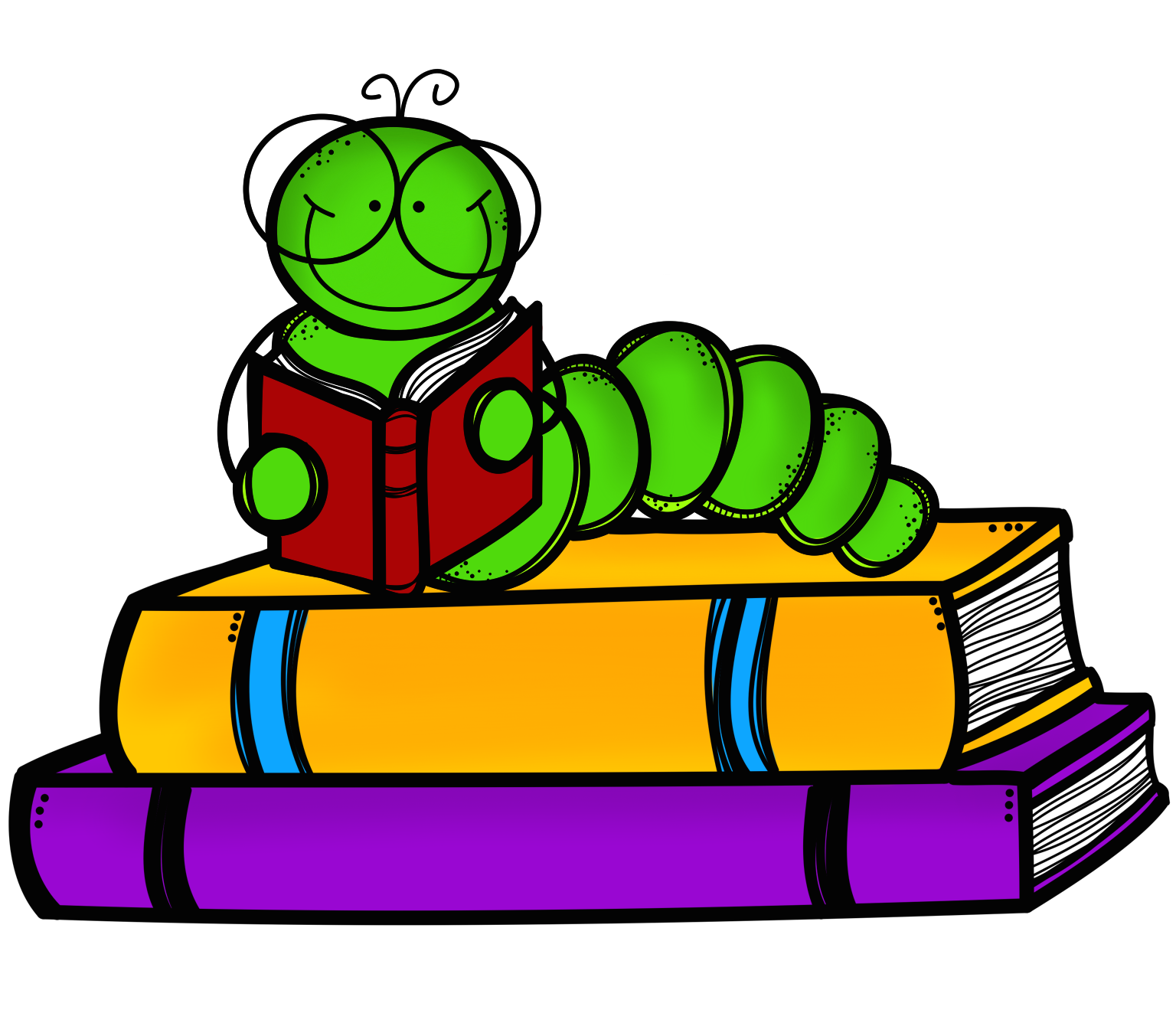 Free Book Worm PNG - 165971