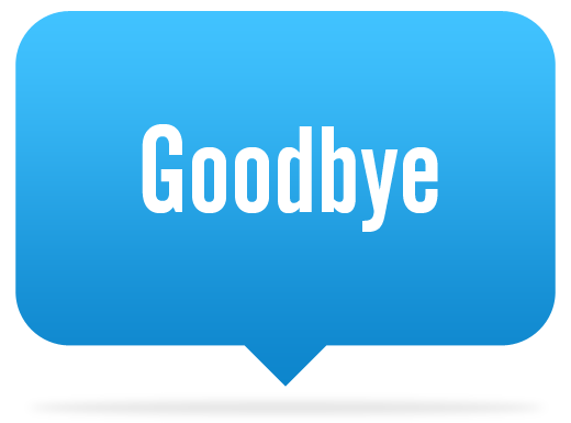 Goodbye PNG transparent