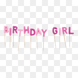 Free Happy Birthday Girl PNG - 163665