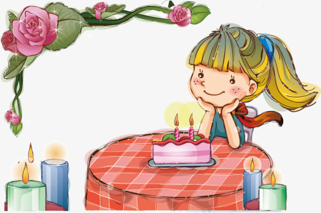 Free Happy Birthday Girl PNG - 163662