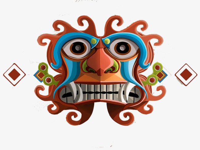 Folk Crafts, Mask, Ghost PNG 