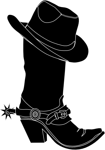 spurs cowboy boots hat clothi