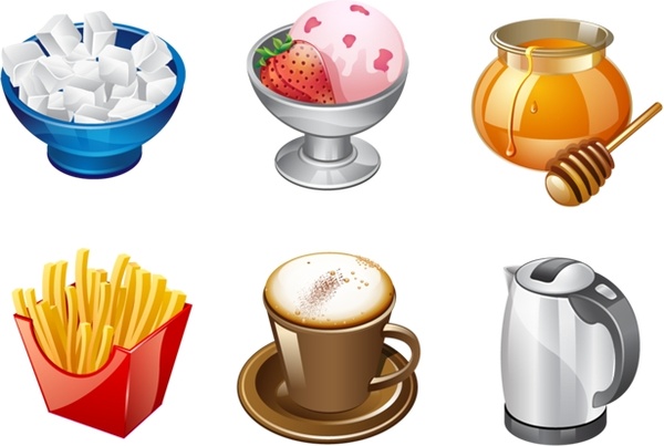 Real Vista Food Icons icons p