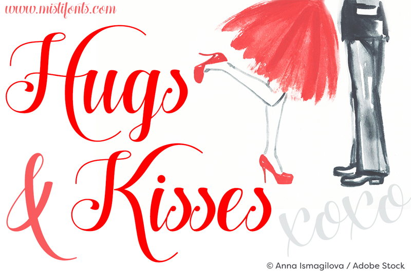 Free SVG cut file - Hugs Kiss