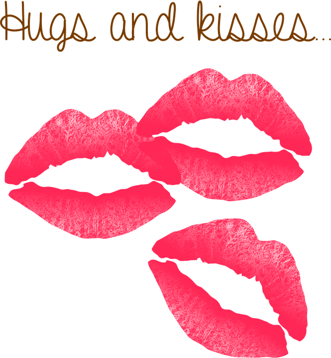 Kiss, Mouth, Lips, Text, Hugs