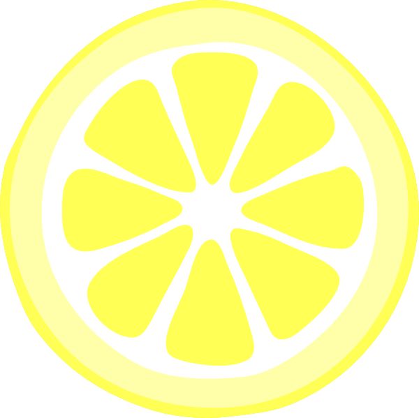 isolated lemon macro slice Pl