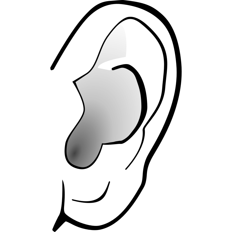Listening ear clipart 2