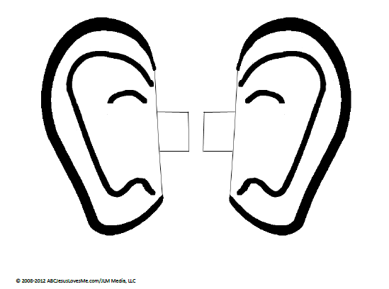 Listening Ears Template | Cli
