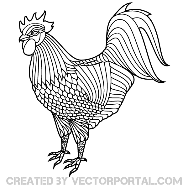 Free PNG Rooster - 71058