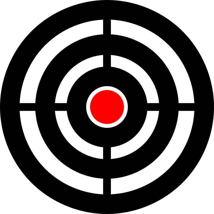 aim, bullseye, circle, goal, 