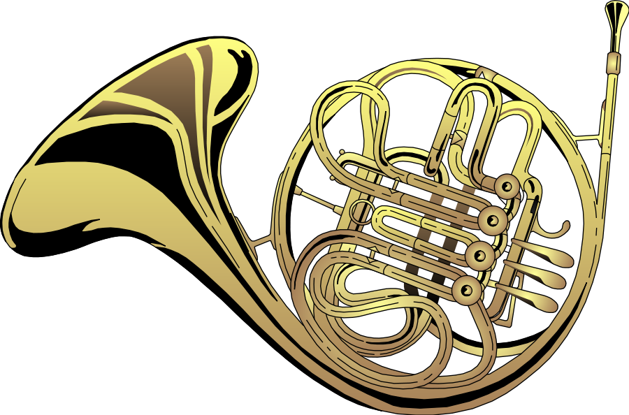 French Horn Transparent PNG C