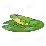 Frog On Lily Pad PNG - 72701