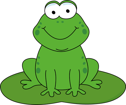 Frog On Lily Pad PNG HD - 129851
