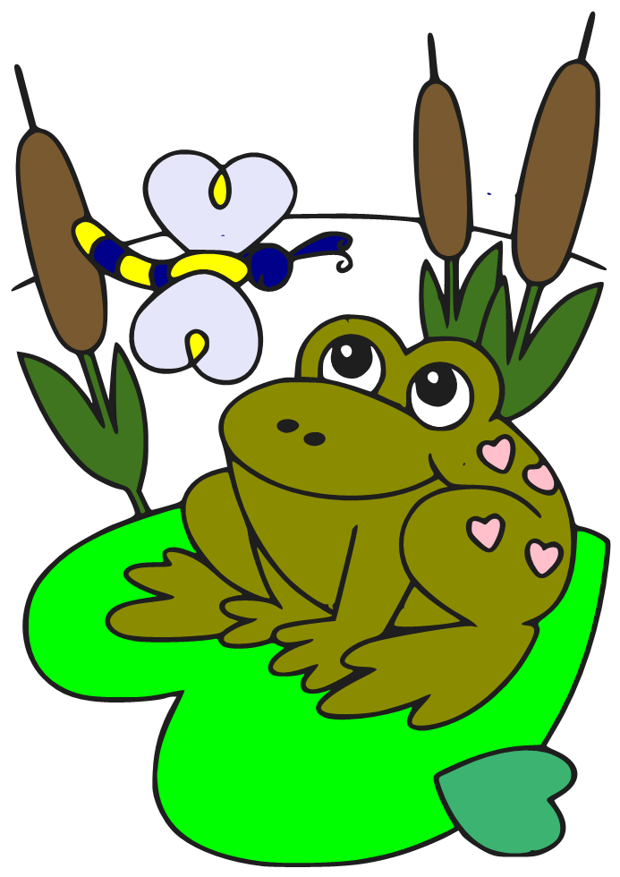 Frog On Lily Pad PNG HD - 129859