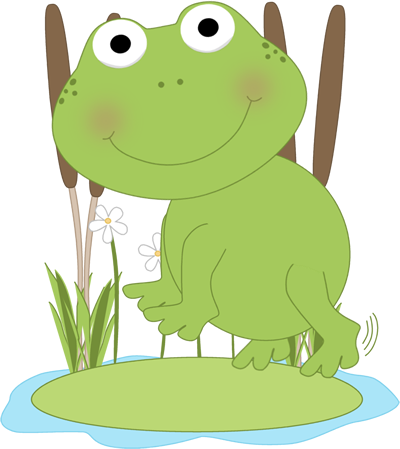 Frog On Lily Pad PNG HD - 129862