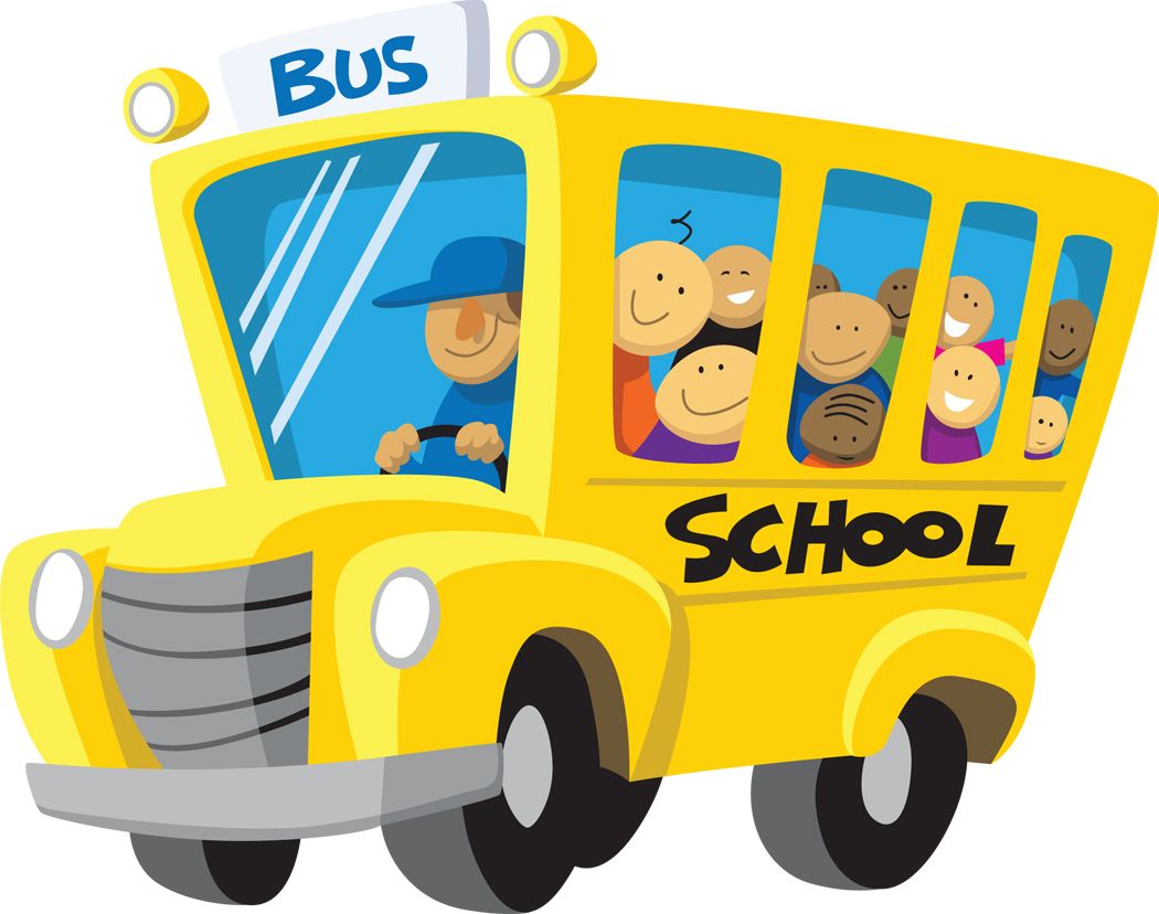 Smiling Cartoon School Bus PN