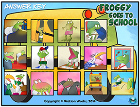 Froggy Goes To School PNG - 47979