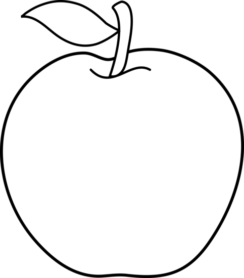 Fruit And Veg PNG Black And White - 54868