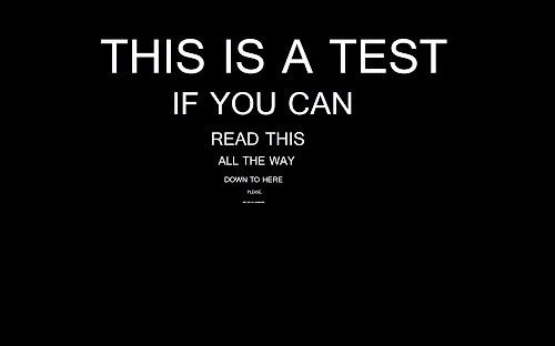 2. This Is A Test