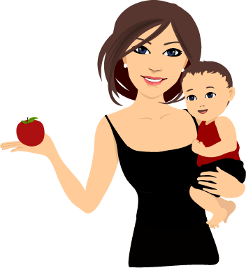 Girl And Mom PNG - 169239