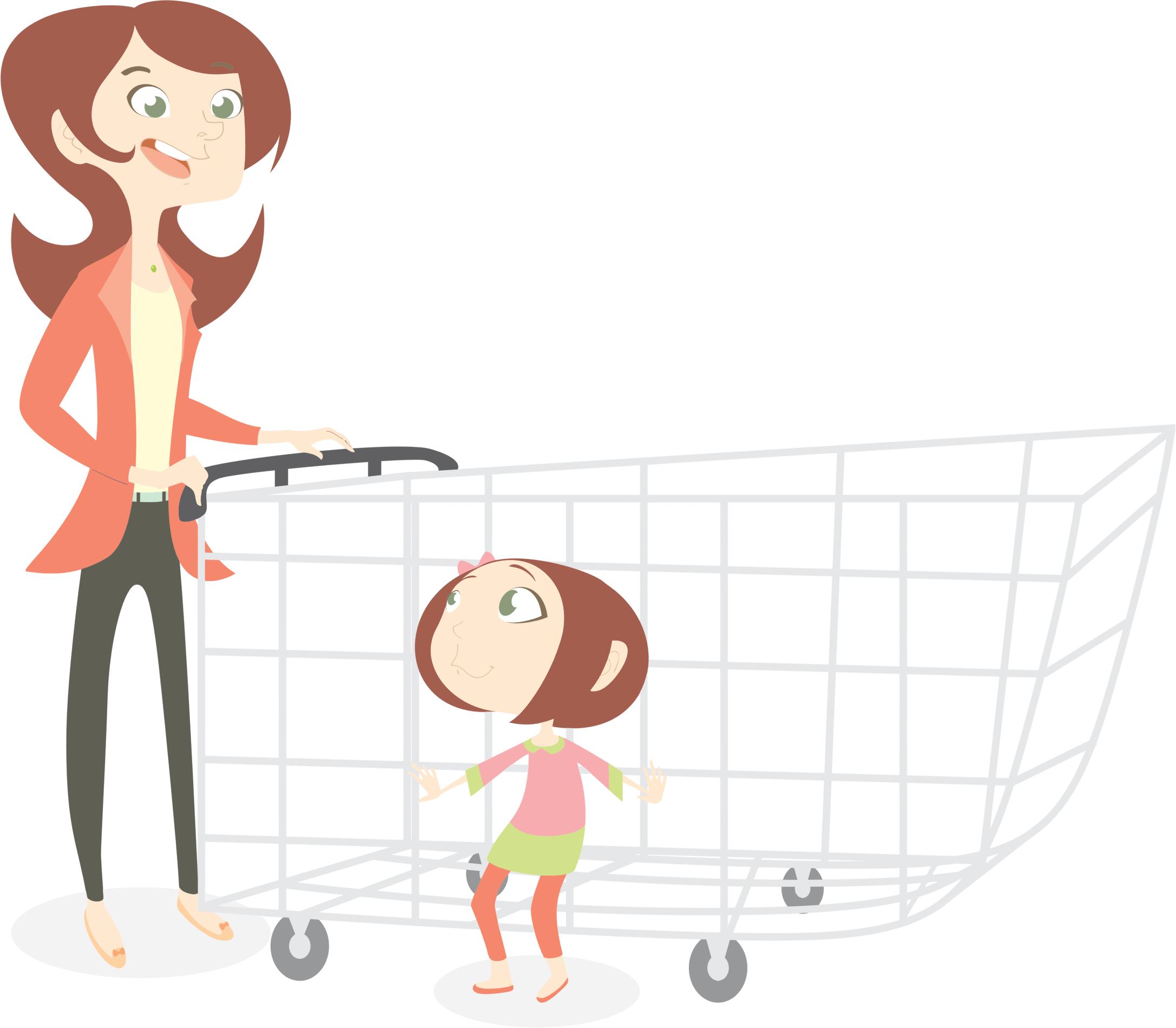 Girl And Mom PNG - 169234