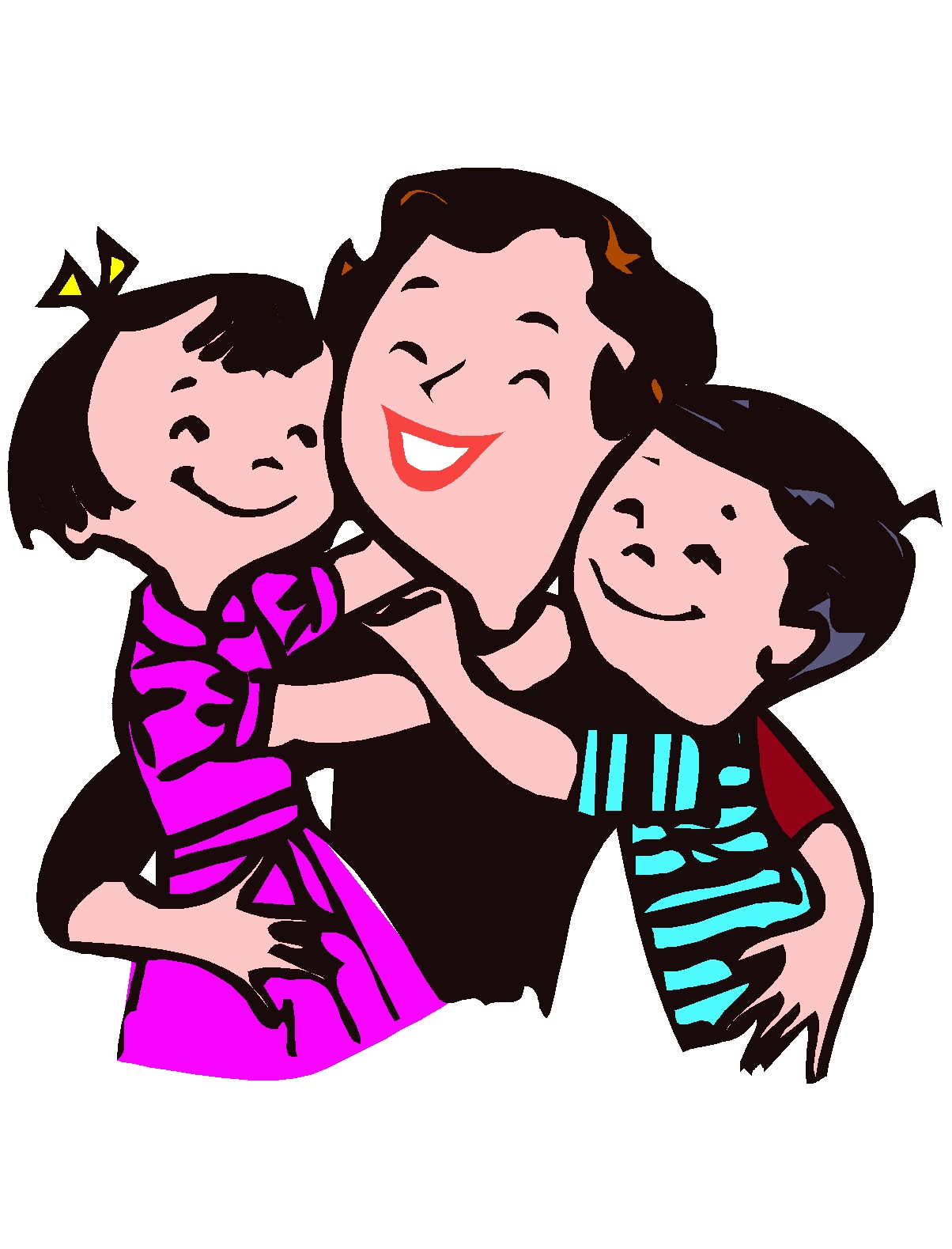 Girl And Mom PNG - 169240