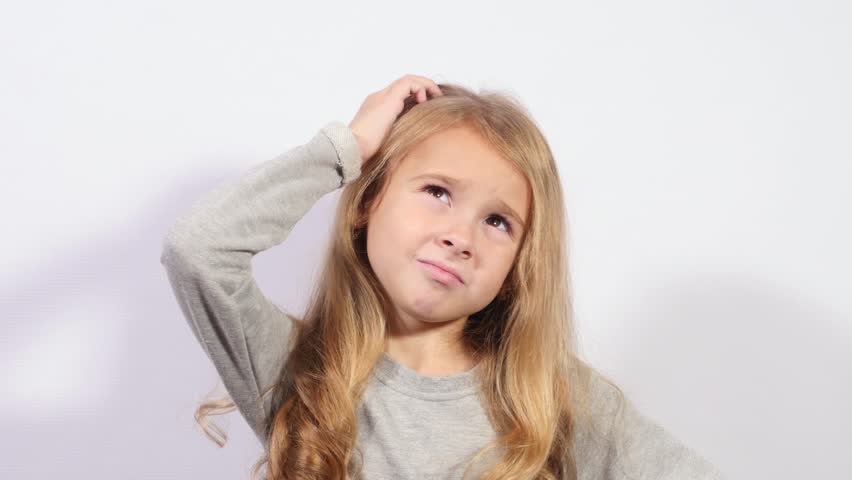 Girl Thinking PNG HD - 122388