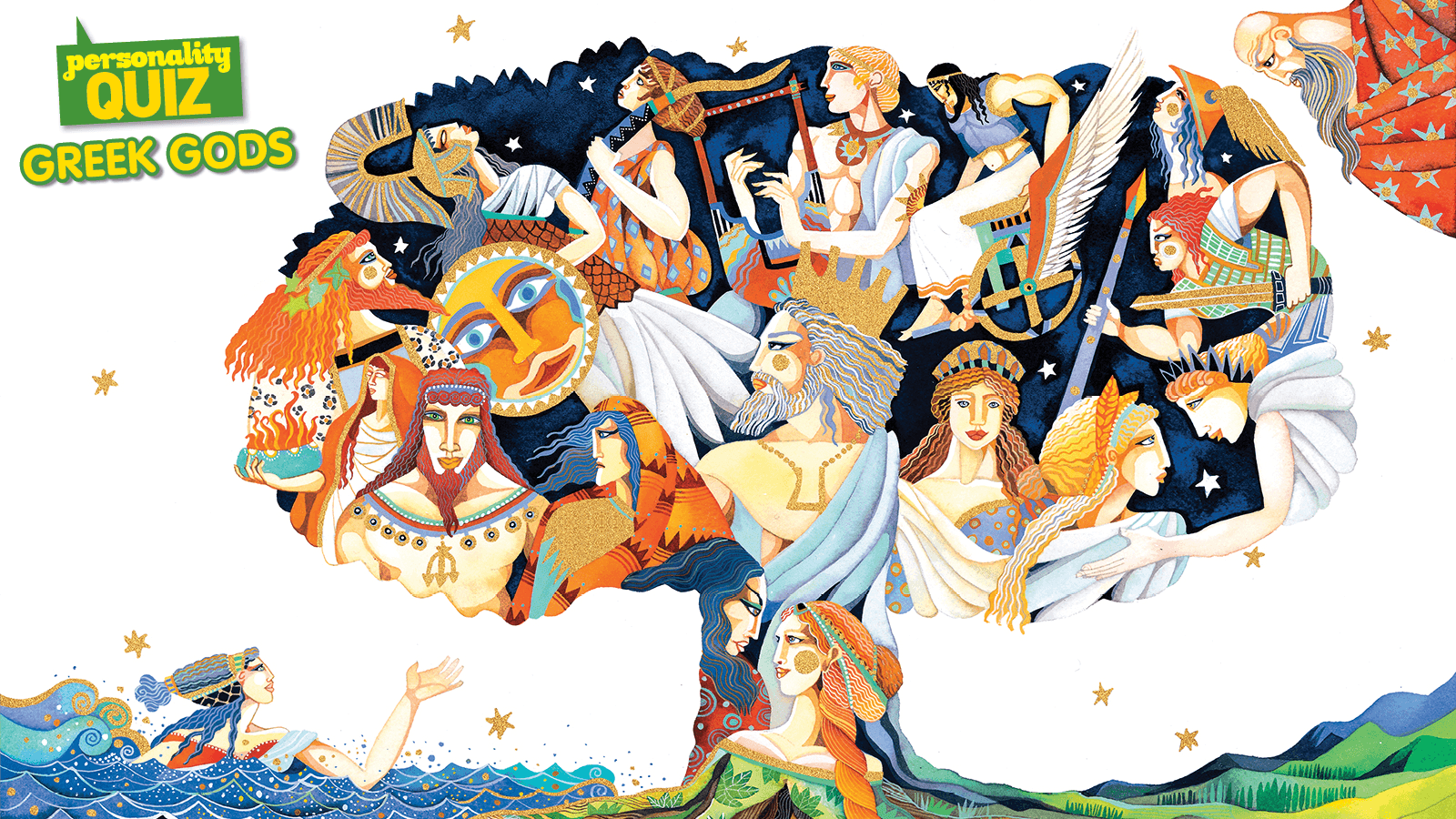 Greek gods and goddesses by T