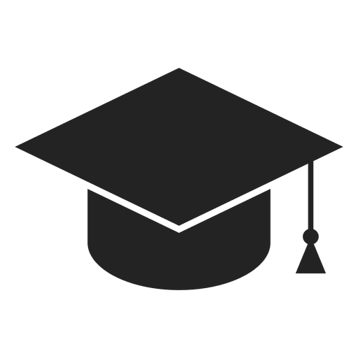 Graduation cap icon Transpare