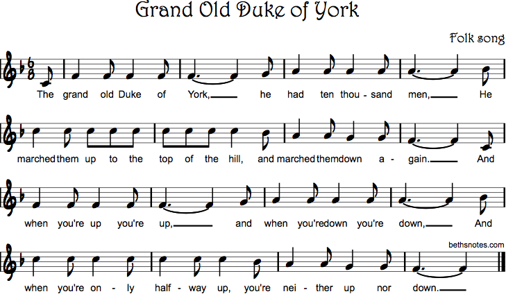Grand Old Duke Of York PNG - 149527