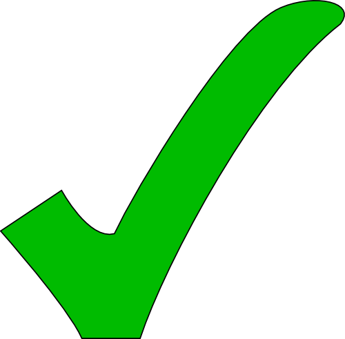 Green Tick PNG - 24226