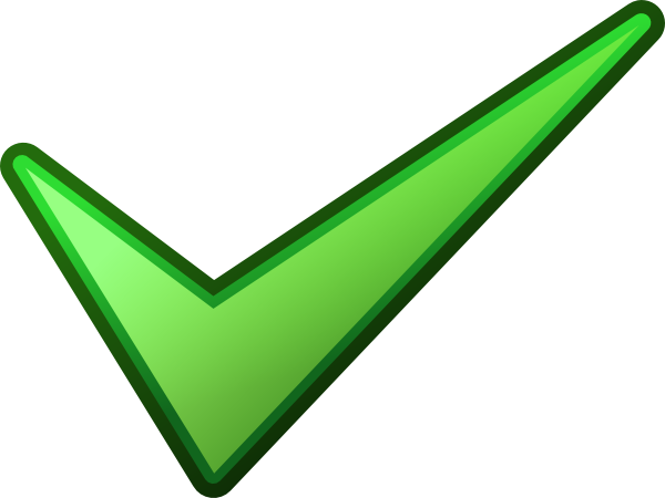 Green Tick PNG Image