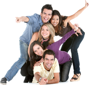 Group Of Friends PNG HD - 120873
