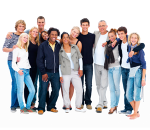 Group Of Friends PNG HD - 120859