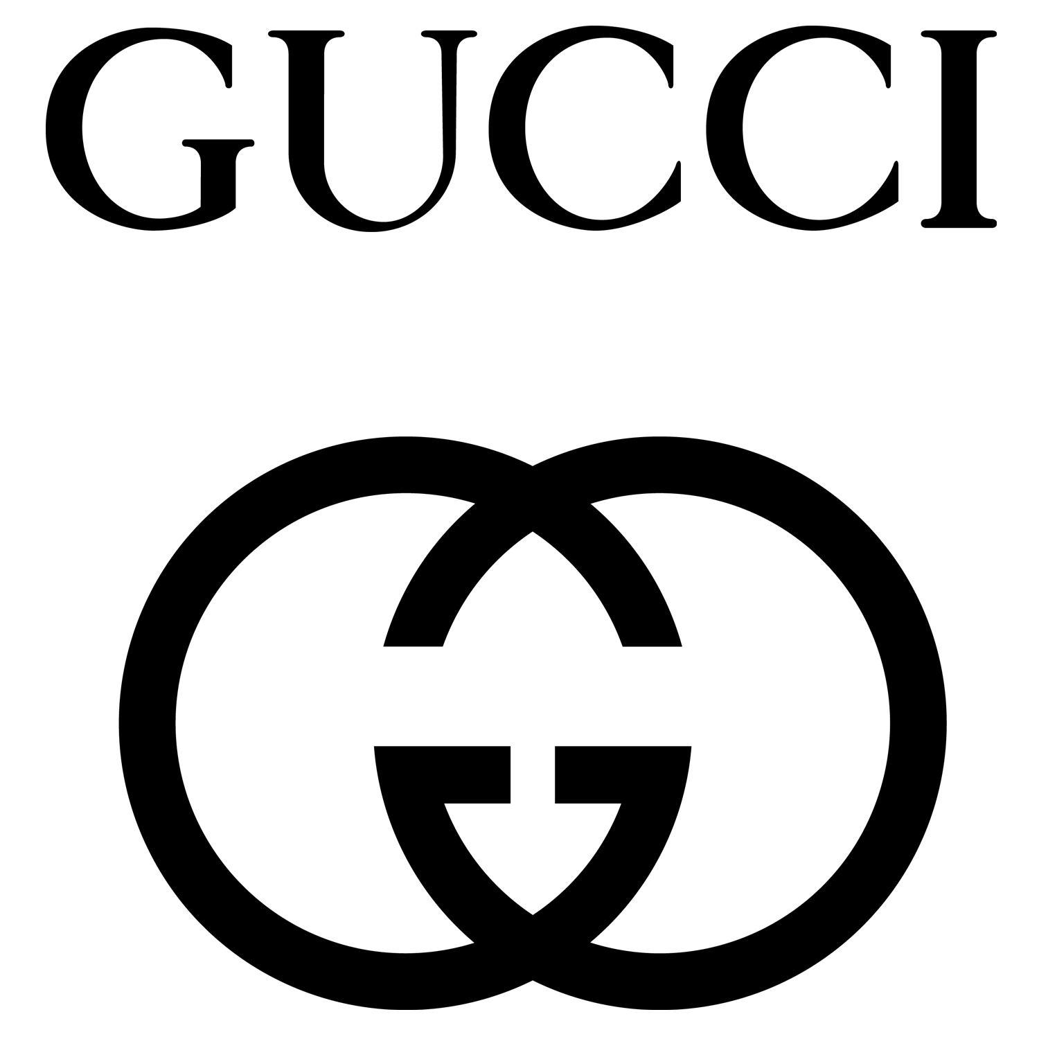 GUCCI Logo PNG Transparent Ba