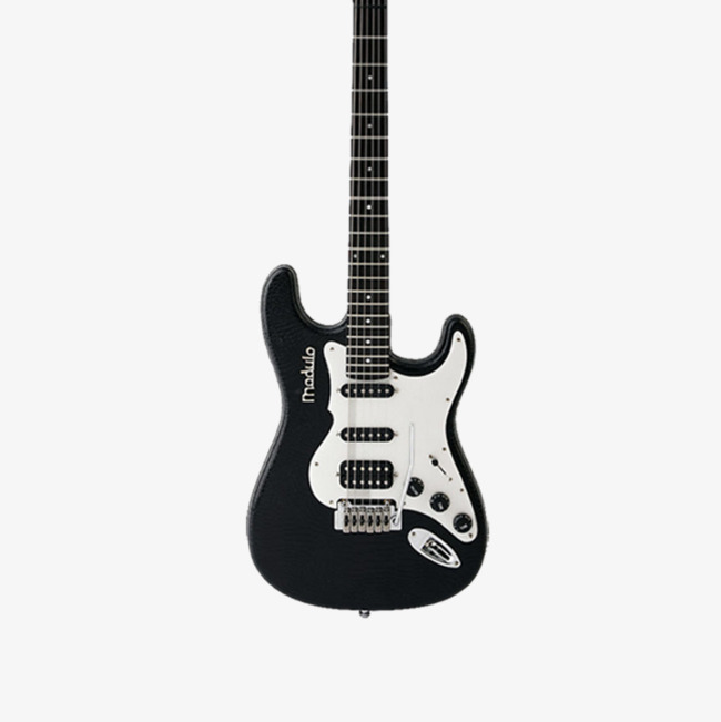 Guitare PNG Noir Et Blanc - 170672