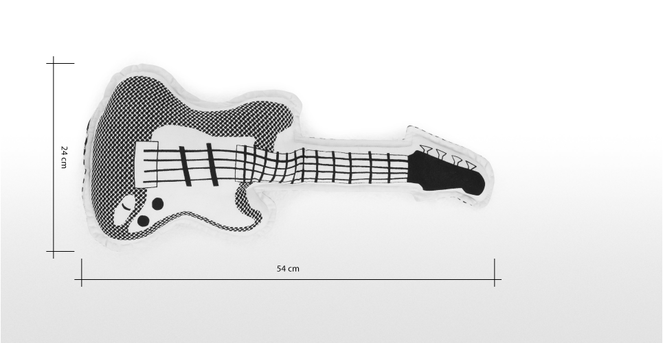 Guitare PNG Noir Et Blanc - 170686