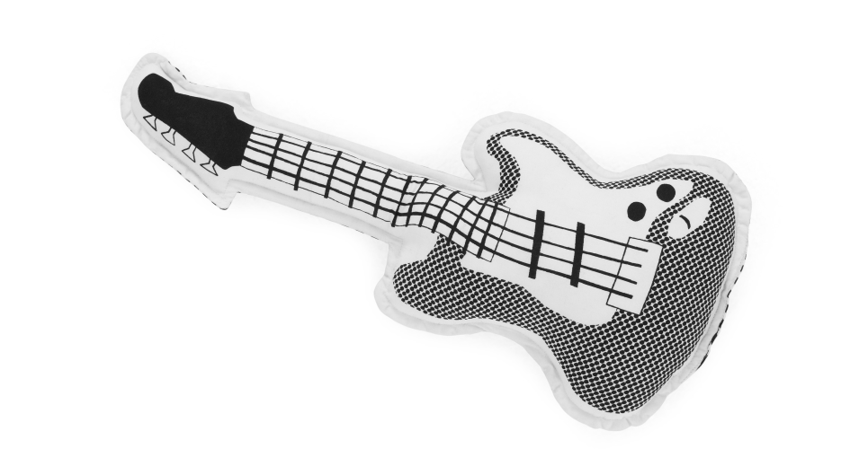 Guitare PNG Noir Et Blanc - 170685