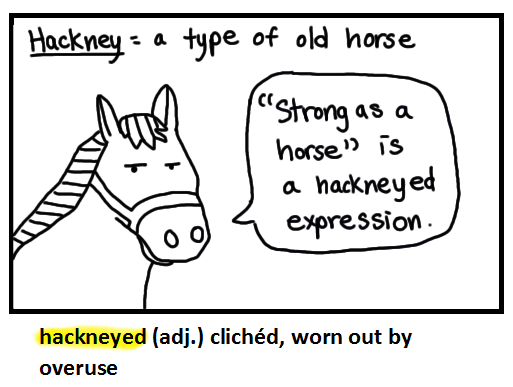 Hackneyed Synonyms