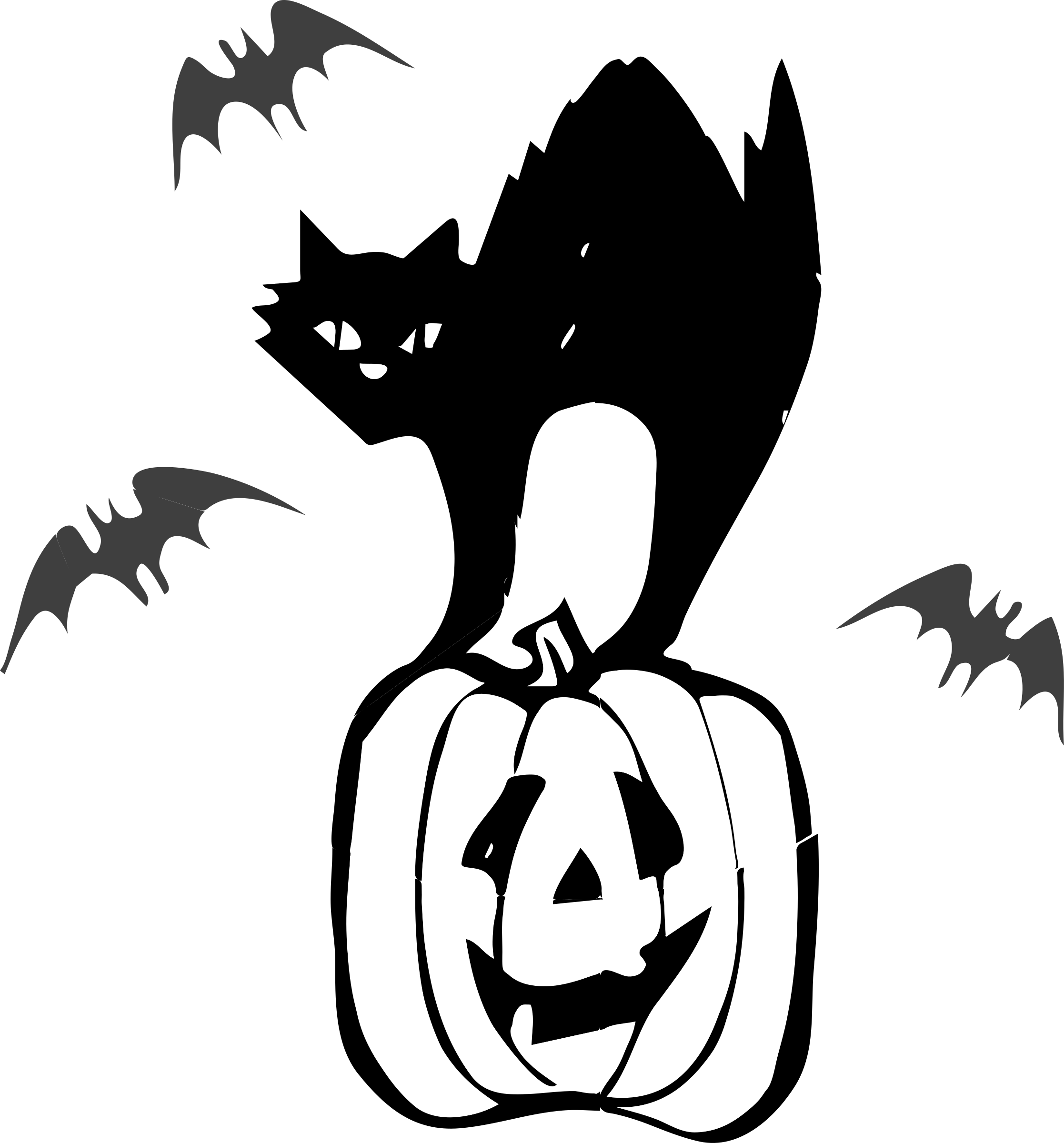 Halloween Black Cats PNG - 157213