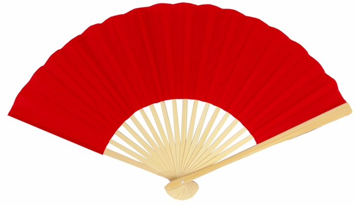 Vintage Bamboo Hand Fan with 