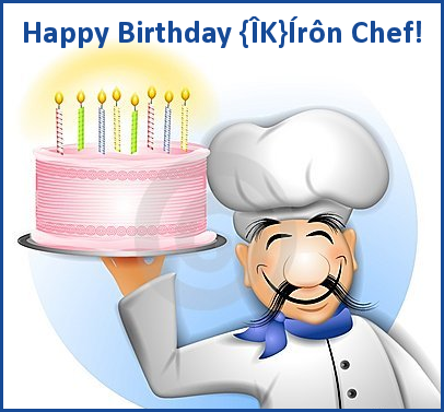 Happy Birthday Chef PNG - 156331